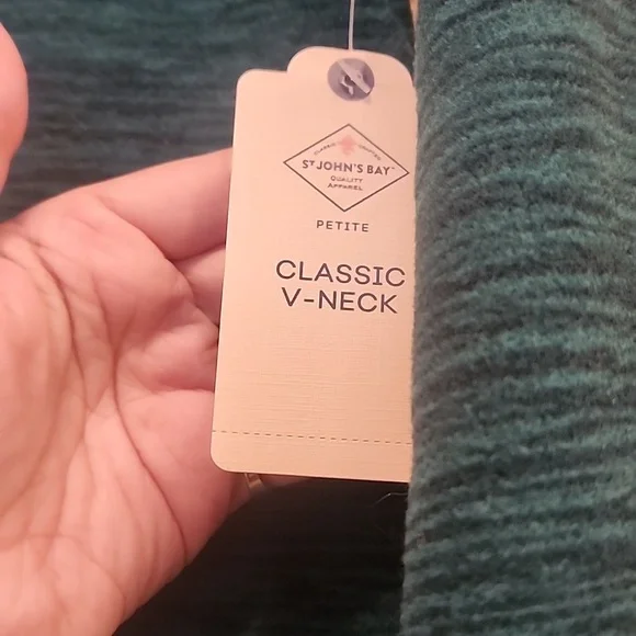 St johns bay polyester v neck - Picture 3 of 5